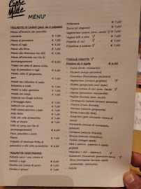 Restaurant Le Capre Matte à Sansepolcro (la carte)