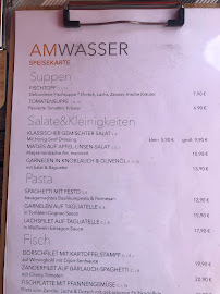 Menu / carte de Restaurant Am Wasser à Mönchgut