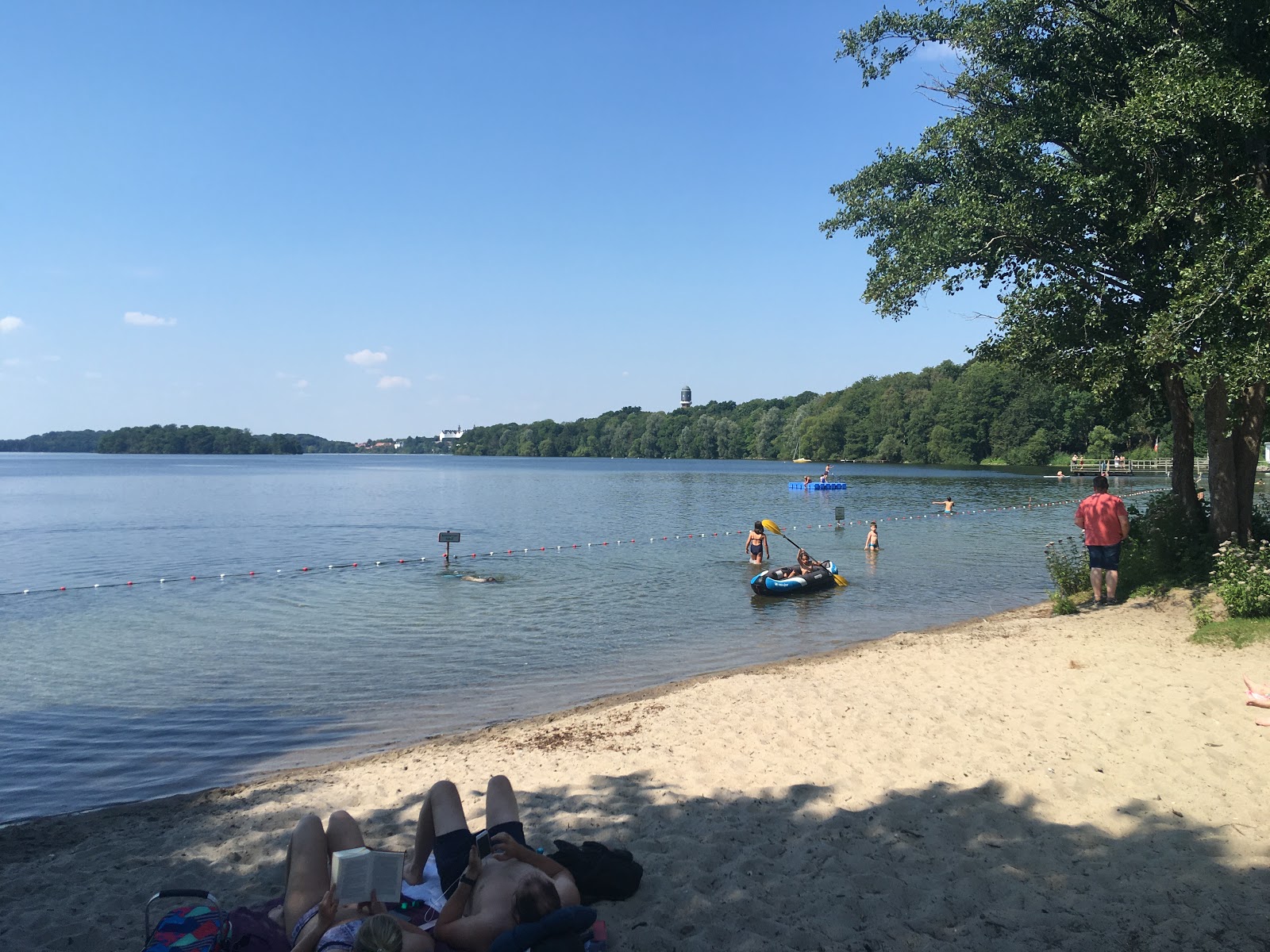 Foto von Badestelle Fegetasche mit heller sand Oberfläche