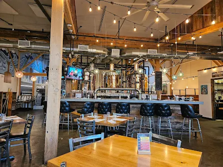 Craft beer at a brewery in Bend Oregon