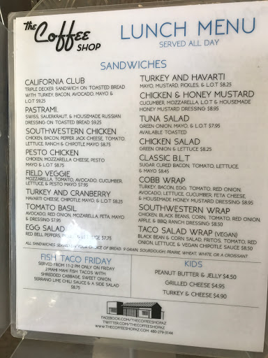 Coffee Shop «The Coffee Shop», reviews and photos, 3000 E Ray Rd, Gilbert, AZ 85296, USA