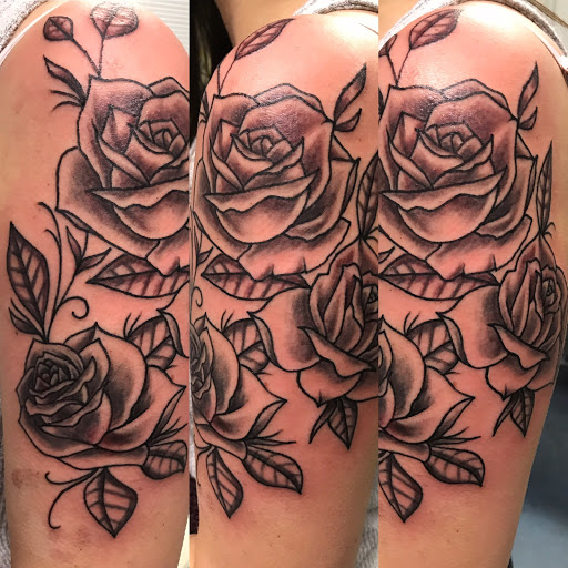 Explore barb wire tattoo ideas, creative tattoo ideas in Muncie, available at The Tattoo Studio