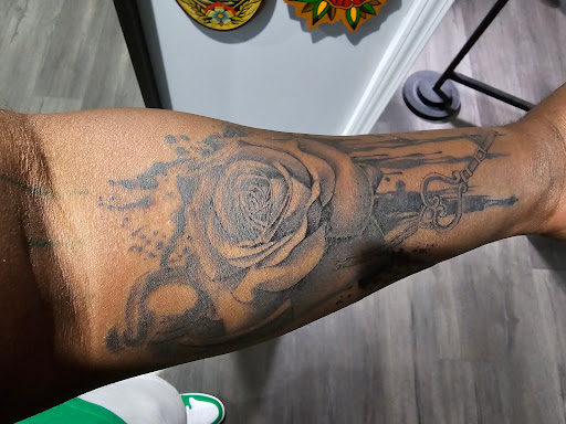 Explore tattoo shading ideas, creative tattoo ideas in Atlanta, available at Golden Anchor Tattoo