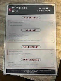 Menu du Restaurant Mon frère et Moi à Joué-lès-Tours