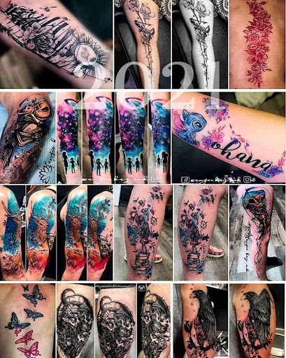 Find bride of chucky tattoo ideas for your next unique tattoo in Casper at Luna & Lotus Amethyst Ink Angie Kay