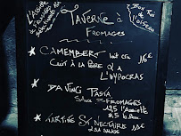 Menu / carte de La brebis hargneuse, Bar À Fromages à Le Puy-en-Velay