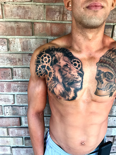 Explore stitching tattoo ideas, creative tattoo ideas in Tallmadge, available at Killjoy tattoo