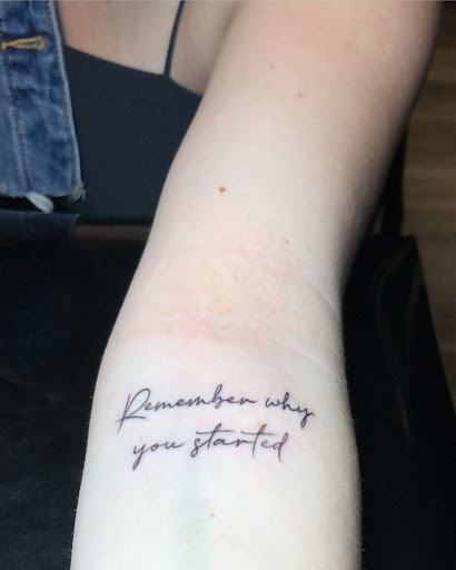 Explore first born daughter tattoo ideas, creative tattoo ideas in Stockton, available at Tatt Me Up Studio