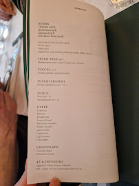 Restaurant italien Madonna à Paris - menu / carte