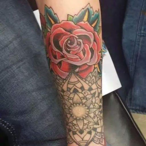 Explore hammer tattoo ideas, creative tattoo ideas in Lake Station, available at 219 Ink