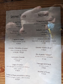 Carte du Crotto Ubiali del Povero Diavolo Ristorante à Chiavenna