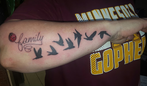 Explore virgo tattoo ideas, creative tattoo ideas in Duluth, available at Corpus Opus Tattoo Studio