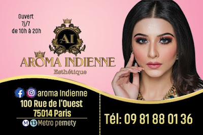 AROMA indienne esthetique à Paris