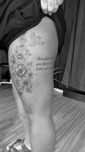 Explore hawaii flower tattoo ideas, creative tattoo ideas in Beaverton, available at In The Mix Tattoo Studio LLC