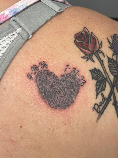 Explore mom & son tattoo ideas, creative tattoo ideas in Ocoee, available at Slaughterized Ink Tattoo and Piercing Studio