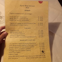 Agritur Malga Salanzada à Masi di Cavalese carte