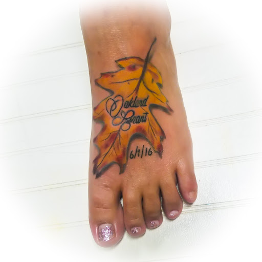 Explore family word tattoo ideas, creative tattoo ideas in Kingsport, available at Ink-a-zoid Tattoos & Piercings