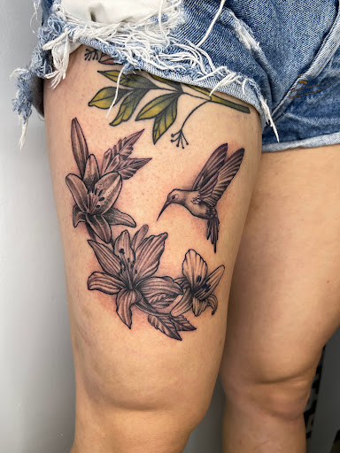 Explore honey pot tattoo ideas, creative tattoo ideas in Hamden, available at Burning Hearts Tattoo Co.