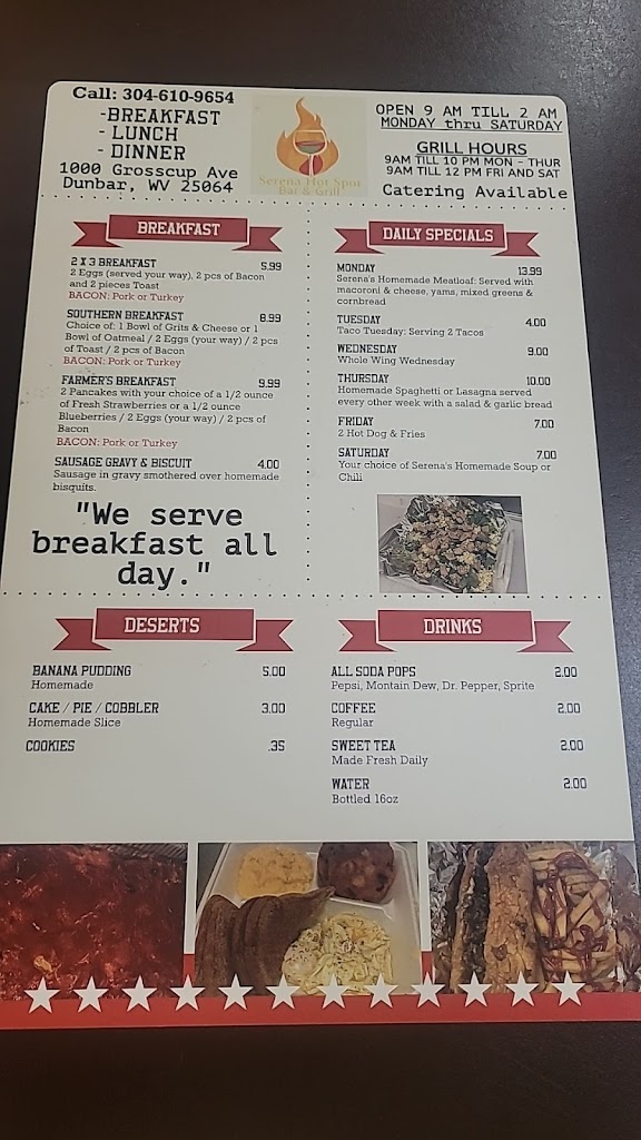 Serena Hot Spot Bar and Grill 25064