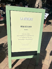 Restaurant Brasserie La Régence Café à Vence - menu / carte