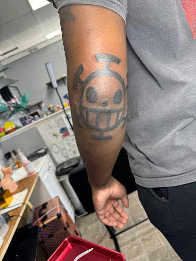 Explore monster tattoo ideas, creative tattoo ideas in Portsmouth, available at GREGS TATTOOS LLC