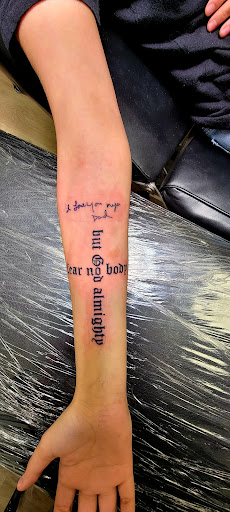 Explore travel adventure tattoo ideas, creative tattoo ideas in Conway, available at Primal Urge Tattoos