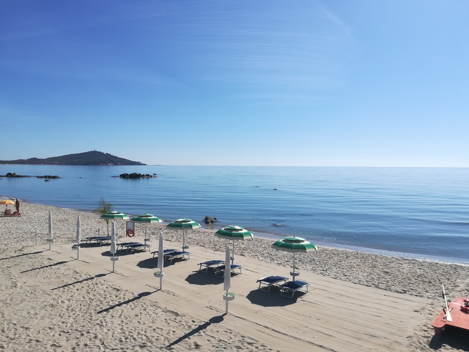 Foto av Spiaggia del Lido di Orri med hög nivå av renlighet