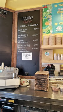 Carte du como poke à Como