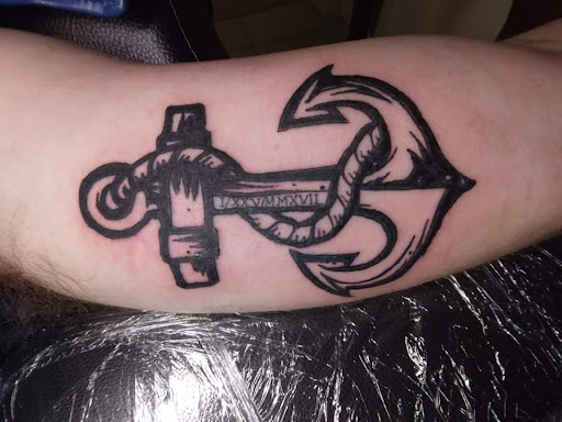 Explore alpha tattoo ideas, creative tattoo ideas in Saint Petersburg, available at Cthulhu Tattoo & Body Piercing