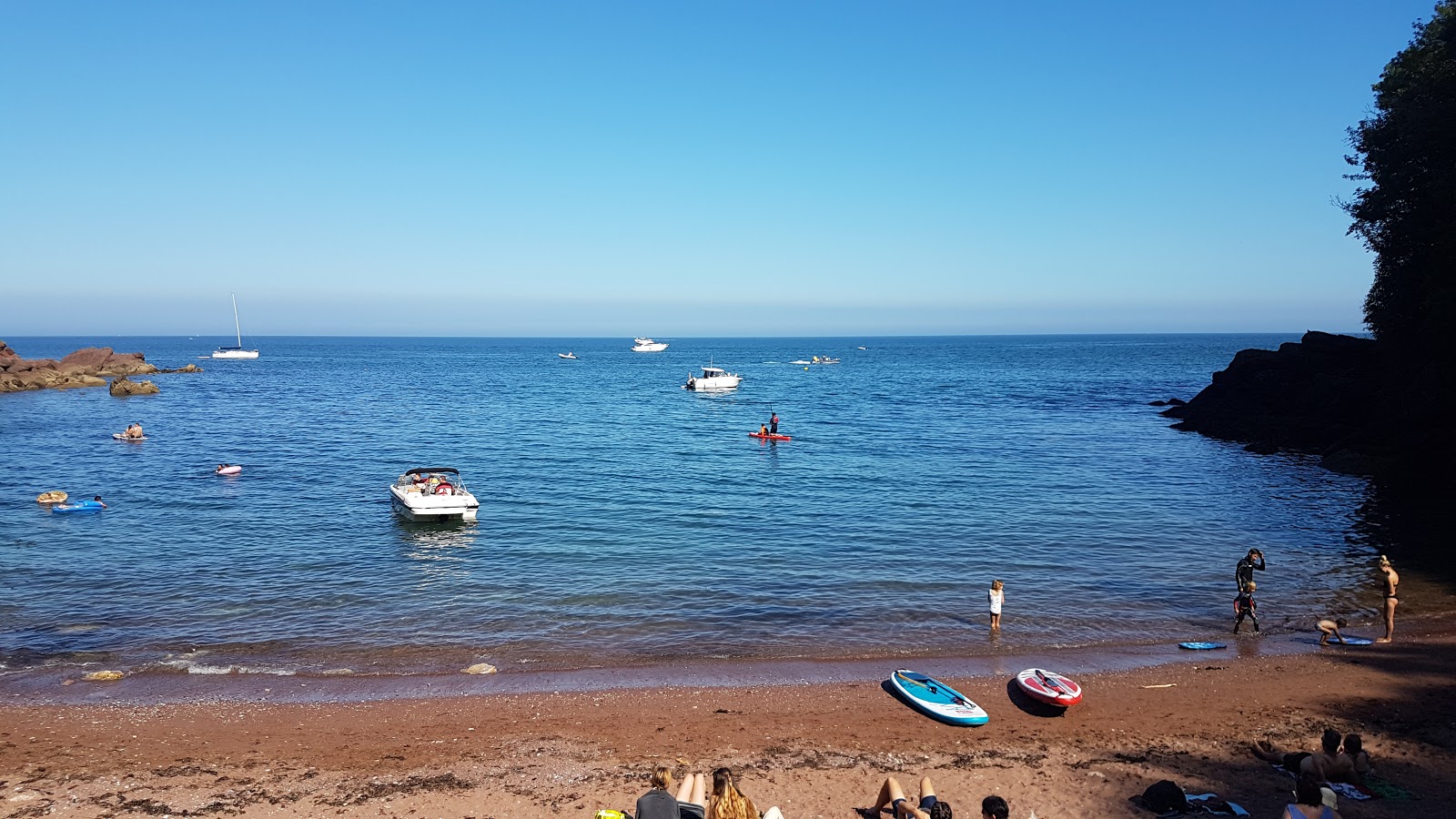Φωτογραφία του Παραλία Watcombe με επίπεδο καθαριότητας αρκετά καθαρό