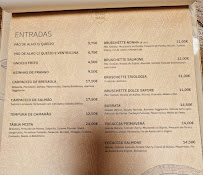 Menu du Dolce Sapore à Esposende