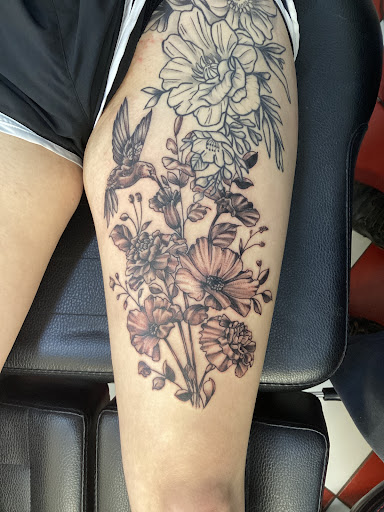 Explore capricorn sign tattoo ideas, creative tattoo ideas in Vinton, available at Cherry Bomb Tattoo and piercing