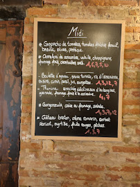 Restaurant Une Table à Deux à Toulouse menu