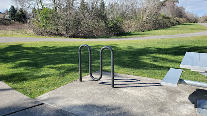 Bike rack: Madrona Park