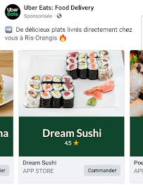 Menu du Dream Sushi Saint-Germain à Saint-Germain-lès-Corbeil