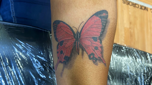 Explore hawk tattoo ideas for females, creative tattoo ideas in Charlotte, available at BNI-Tattoos