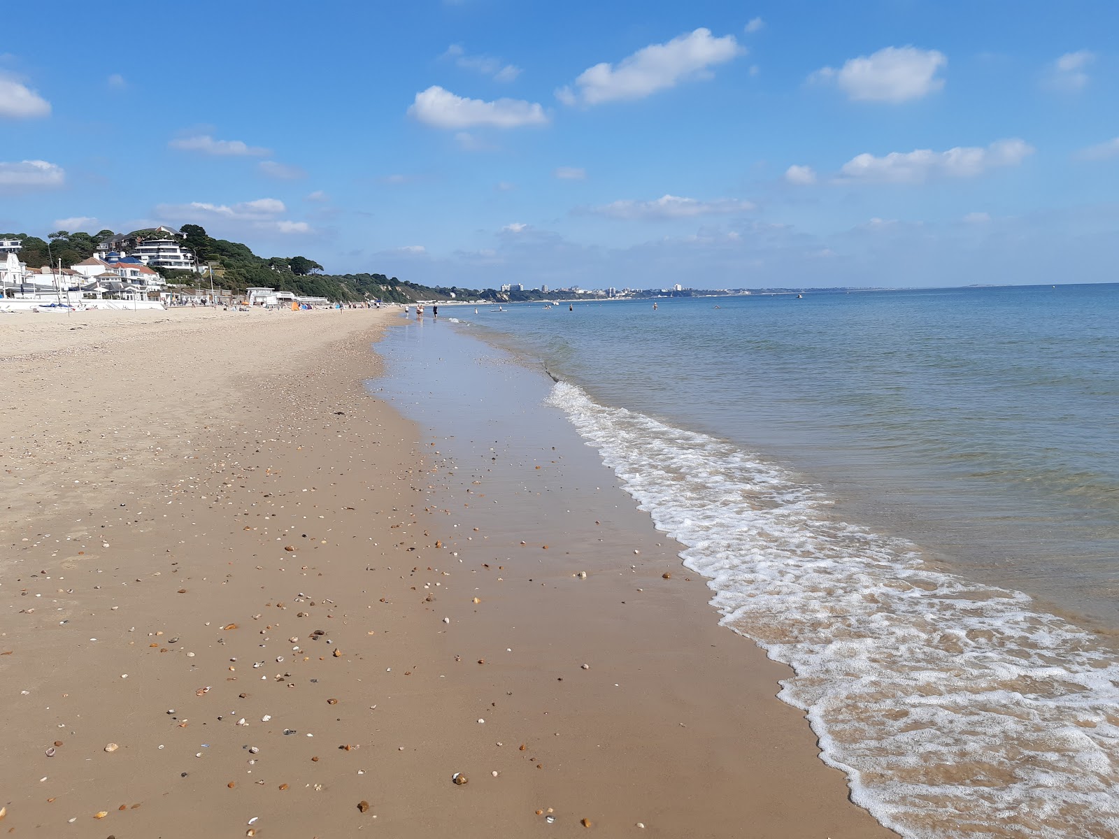 Zdjęcie Plaża Sandbanks z powierzchnią drobny beżowy piasek