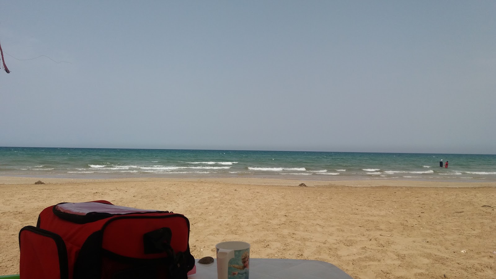 Foto av Plage Boukhana med lång rak strand