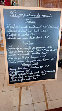 Menu du le thyssilien à Thoisy-la-Berchère