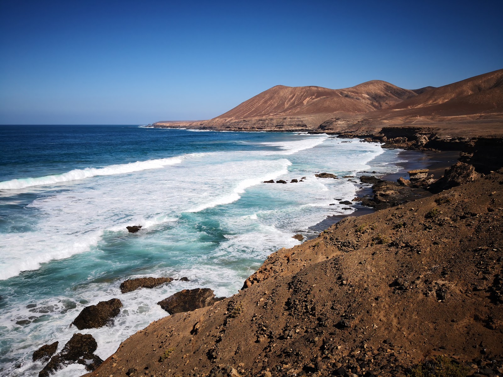 Fotografija Playa de la Solapa z prostoren zaliv