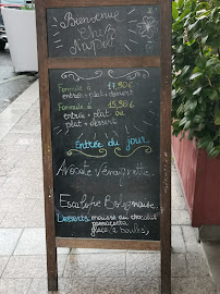 Restaurant NAPOLI à Palaiseau menu