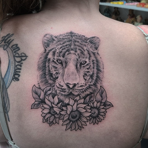 Explore aang tattoo ideas, creative tattoo ideas in Lewisburg, available at Rose and Dagger Tattoo