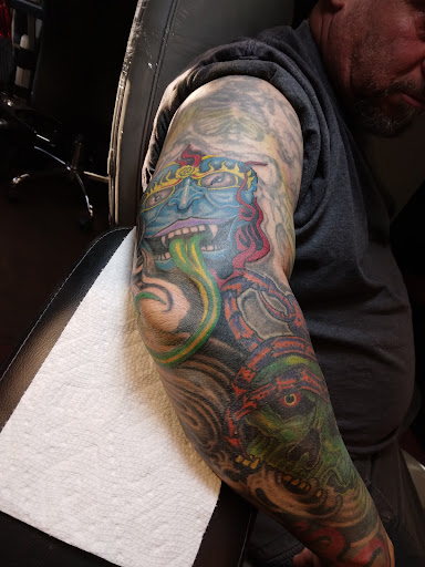 Explore chest plate tattoo ideas, creative tattoo ideas in Victorville, available at Doctor Inks Tattoo Clinic