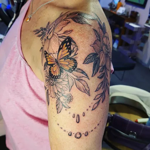 Explore moto tattoo ideas, creative tattoo ideas in Saint Johns, available at Ink Craft Studio
