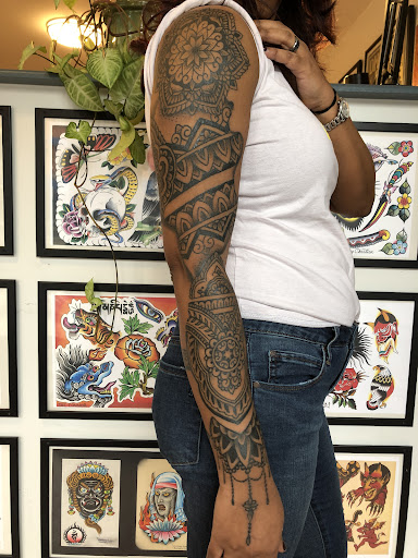 Explore crescent moon tattoo ideas, creative tattoo ideas in Brooklyn, available at Electric Lotus Tattoo