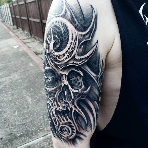 Explore rock climbing tattoo ideas, creative tattoo ideas in Dallas, available at Change of Tides Tattoo