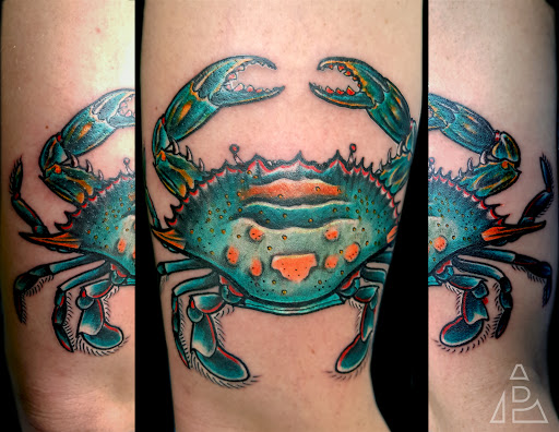 Explore bass tattoos ideas, creative tattoo ideas in Chicago, available at Society Tattoo