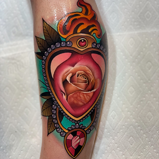 Explore emo tattoo ideas, creative tattoo ideas in Senoia, available at Messenger Tattoo Studio