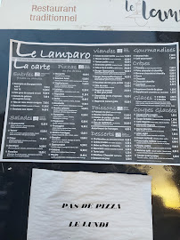 Restaurant français Le Lamparo à Cahors (la carte)