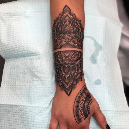 Explore half sleeve flower tattoo ideas, creative tattoo ideas in Lockport, available at Archer Ink Tattoo
